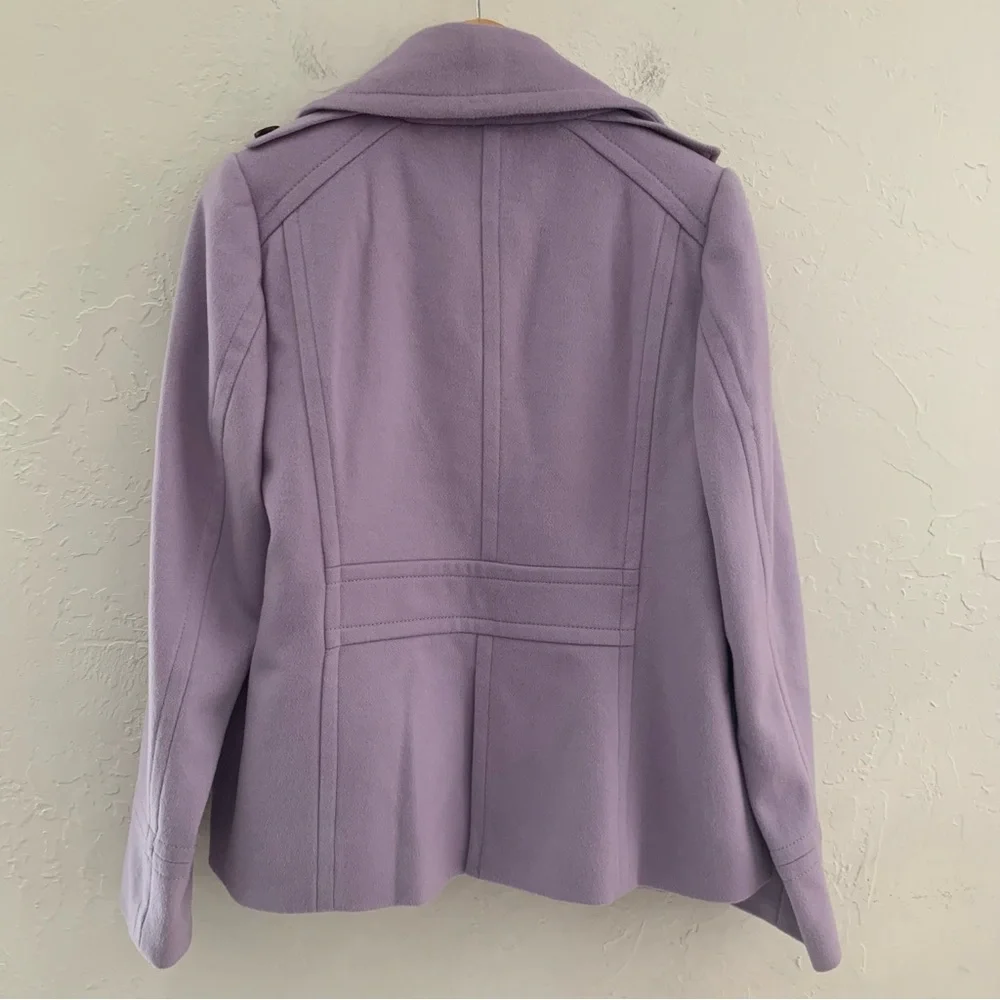 J. Crew Lilac Double-Breasted Pea Coat - Picture 9 of 12